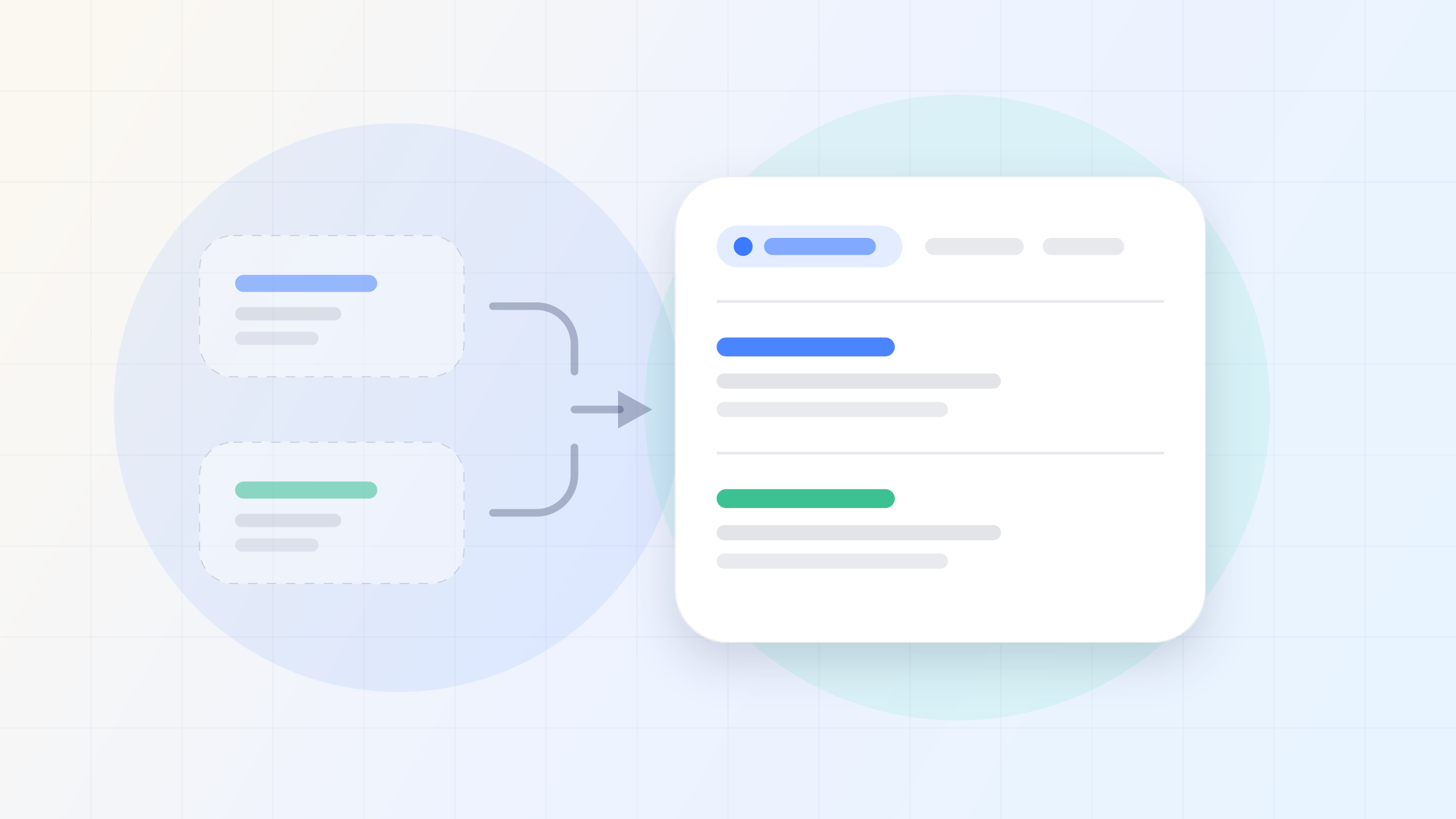 Two separate pages merging into a single Integrations page